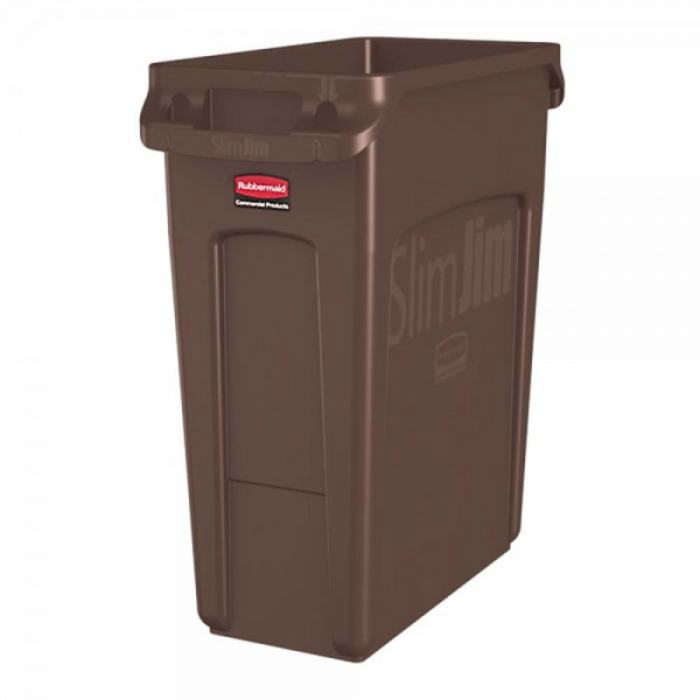 RUBBERMAID Abfallbehälter SLIM JIM 87,0 L 2 Griffe PE